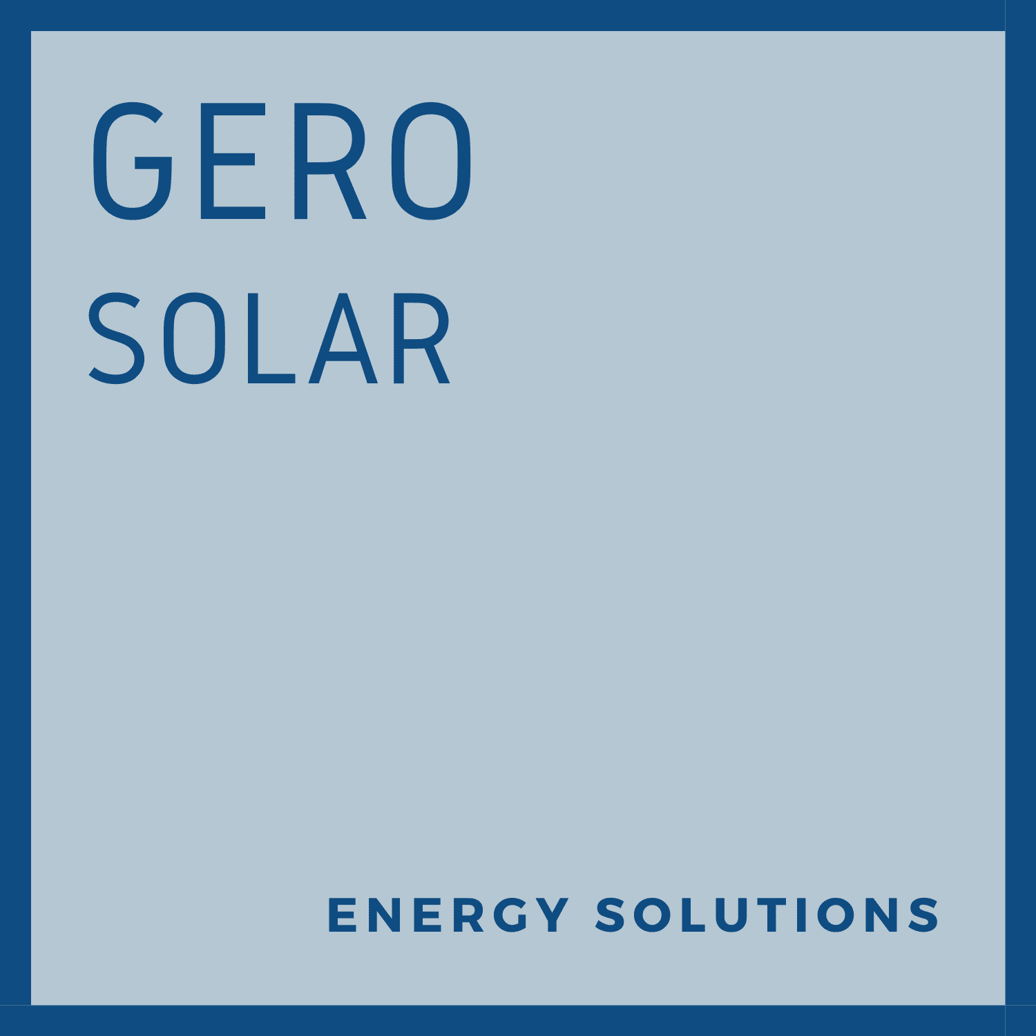 Gero Solar Logo